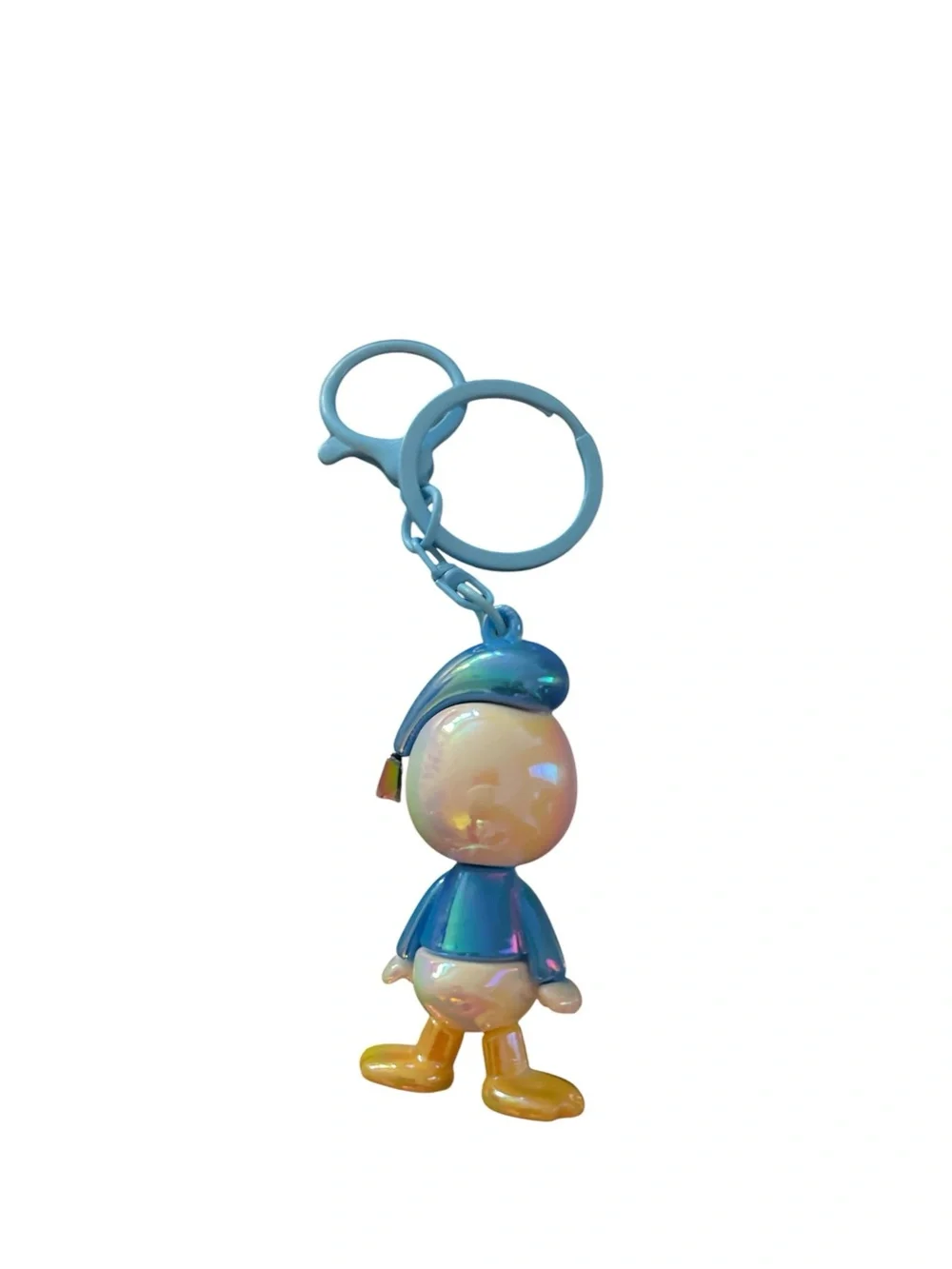 DONALD DUCK 3D IRIDESCENT BAG CHARM KEYCHAIN